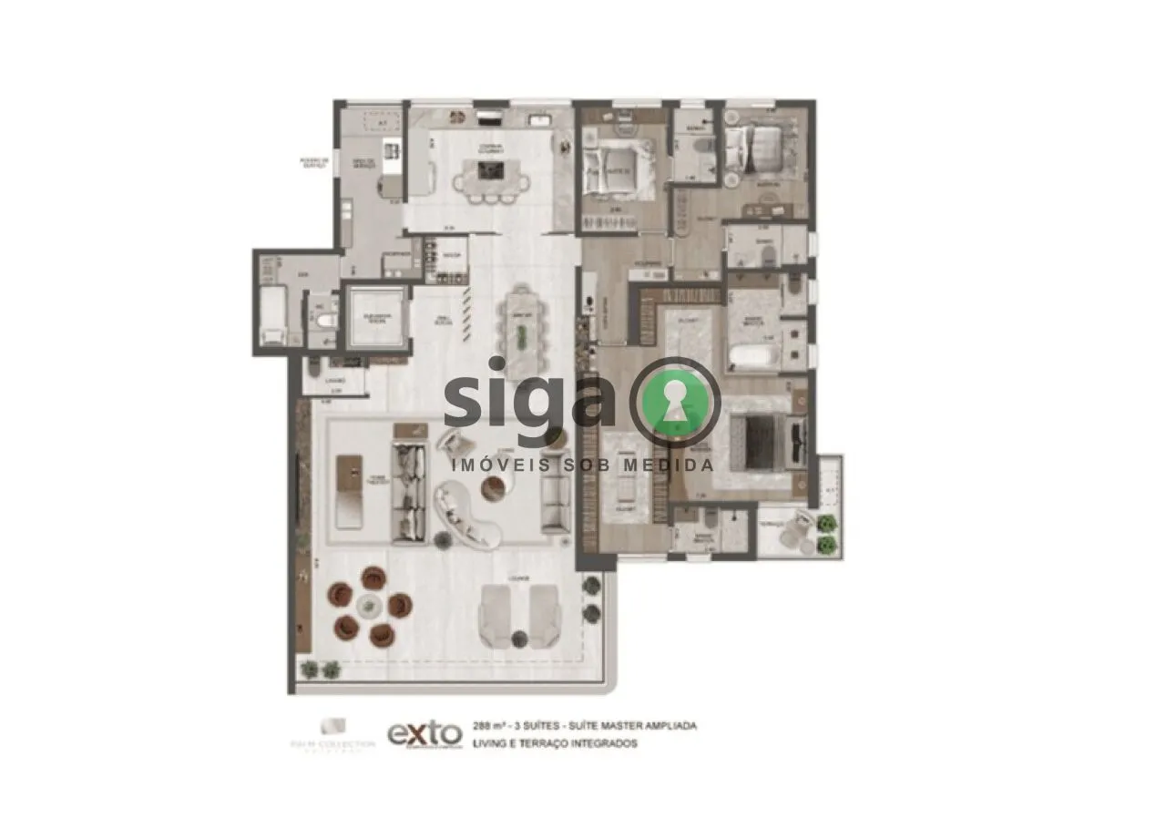Imagem Apartamento para venda em Perdizes 4 suítes, São Paulo - SP