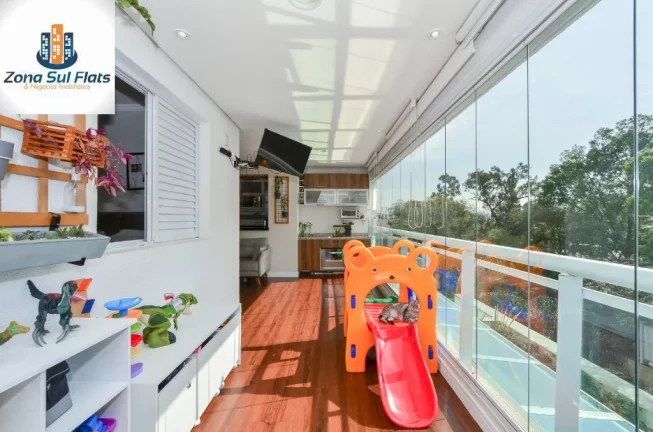 Imagem Apartamento à Venda Em Santo Amaro Com 2 Dormitórios Sendo 1 Suíte e 2 Vagas