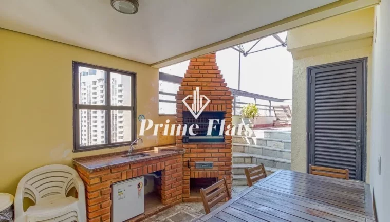 Imagem Flat disponível para locação no Condomínio Tiffany Residence, com 45m², 1 dormitório e 1 vaga de garagem
