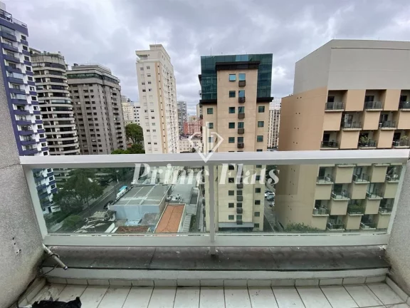 Imagem Flat disponível para venda no Condomínio Edifício Moema Loft, com 45m², 1 dormitório e 1 vaga de garagem