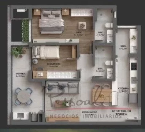 Imagem Live cacupé é um excelente imóvel possuindo um condominio completo com piscina adulta e infantil ...