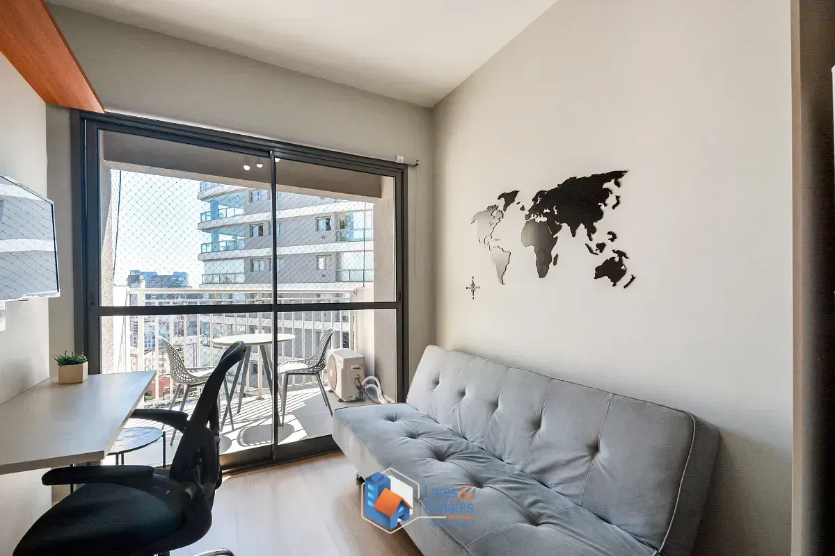 Imagem Apartamento para venda em Vila Nova Conceição com 1 quarto, sendo 1 suíte, 27m²