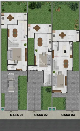 Imagem Casa à venda com 3 quartos 1 suíte, 184m² em Campeche Florianópolis