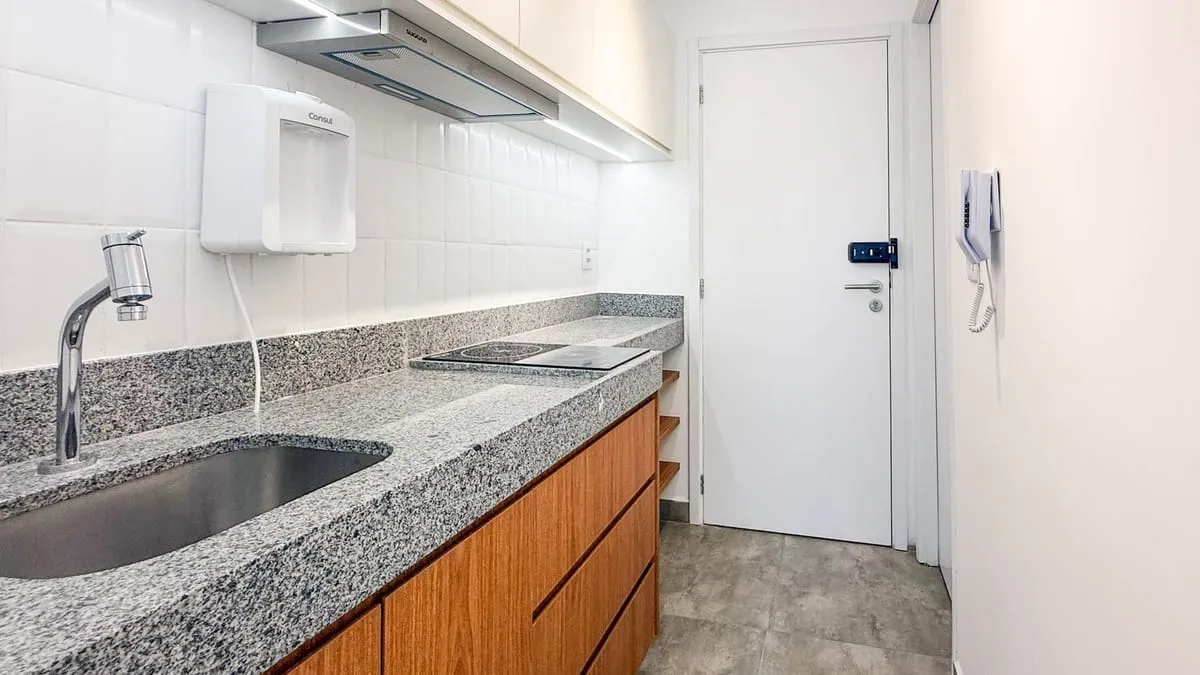 Imagem Apartamento com 1 Quarto para alugar, 17m² - Pinheiros