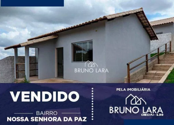 Foto do imóvel Casa com 2 dormitórios à venda, 60 m² por R$ 220.000,00 - Nossa Senhora da Paz - São Joaquim de Bicas/MG