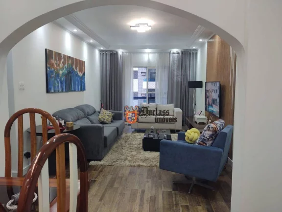 Foto do imóvel Apartamento com 3 dormitórios à venda, 137 m² por R$ 680.000,00 - Ocian - Praia Grande/SP