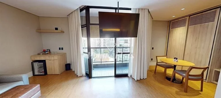 Imagem Flat disponível para venda no Hotel Address Faria Lima by Intercity, com 42m², 1 dormitório e 1 vaga