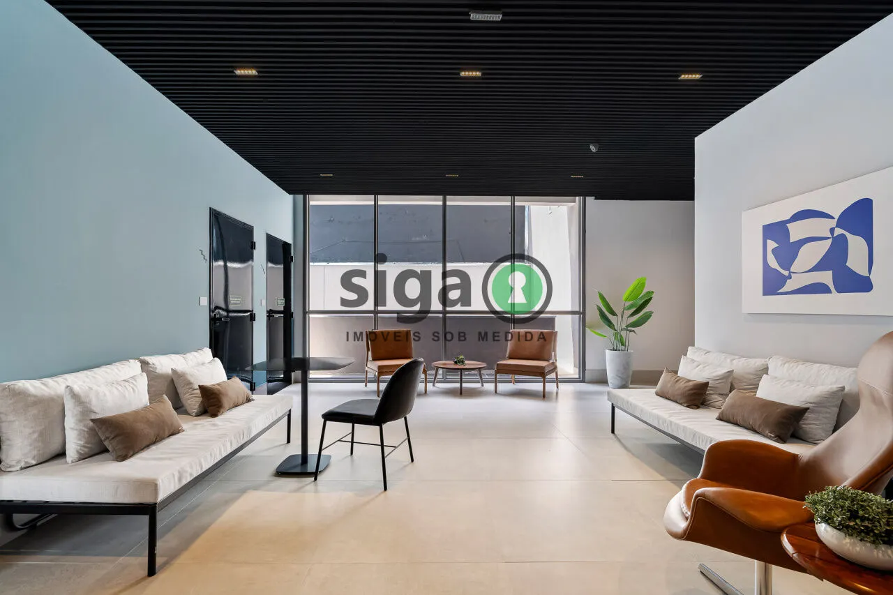 Imagem Apartamento mobiliado e decorado com 34m² e 1 suíte - Moema - São Paulo/SP