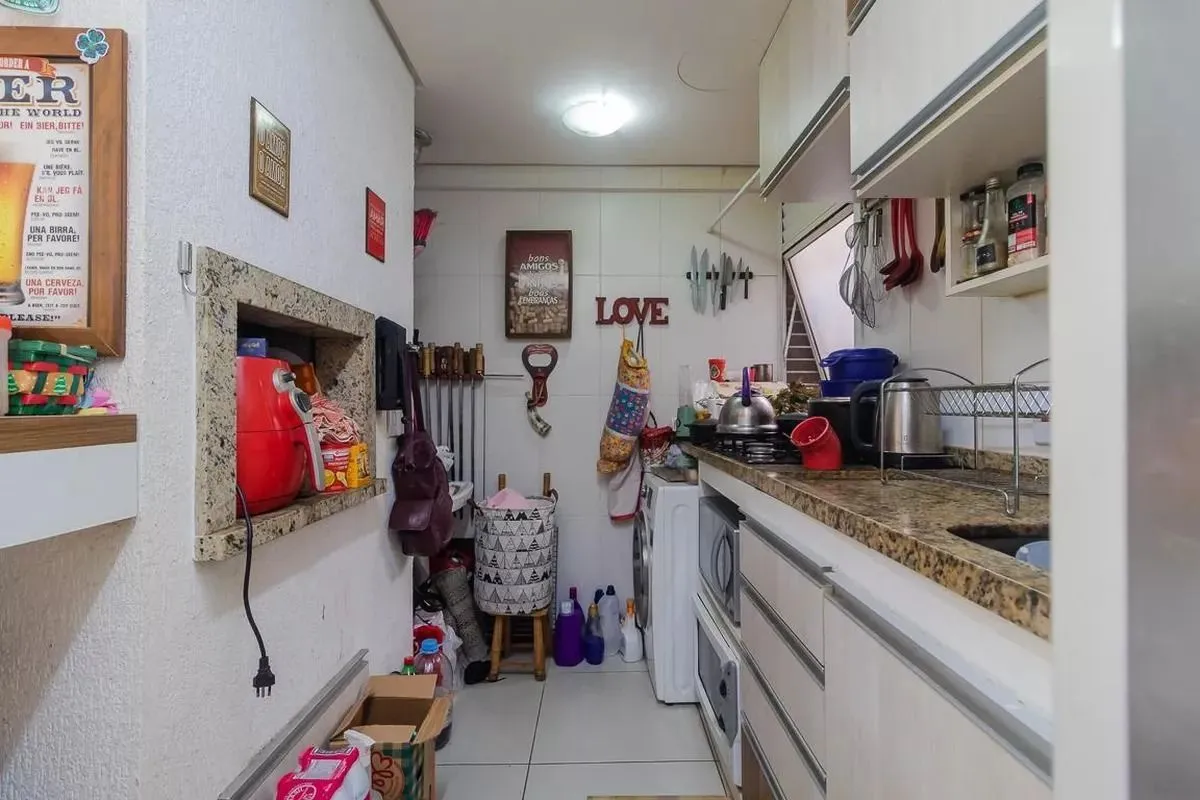 Imagem Apartamento com 2 dormitórios, suíte e churrasqueira.