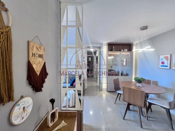 Imagem 3 quartos, impecável, 125m, varanda c/ churrasqueira, sala automatizada