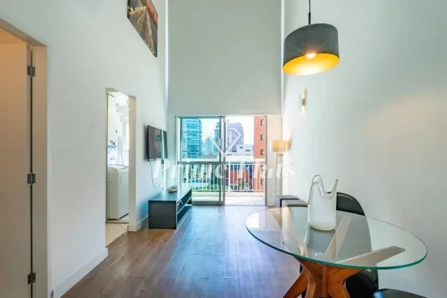 Imagem Flat disponível para locação no The Blue Loft, com 44m², 1 dormitório e 1 vaga de garagem
