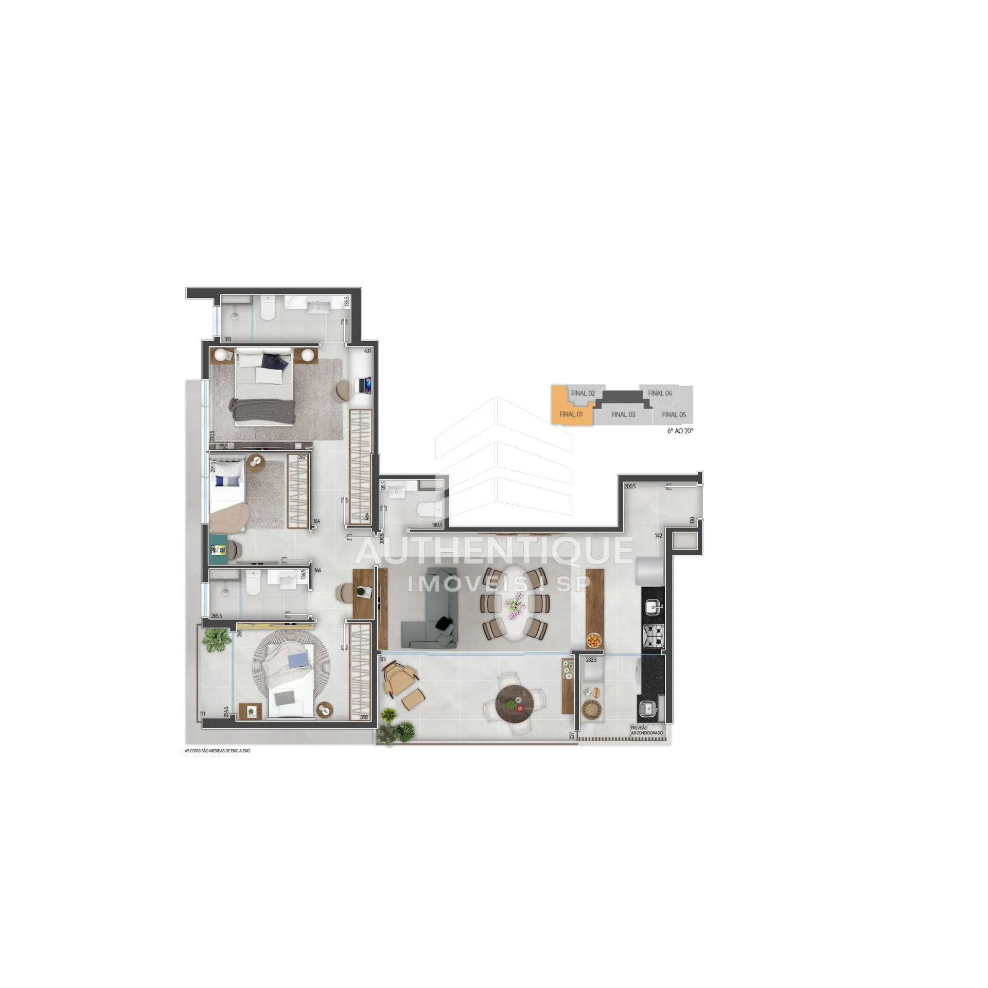 Imagem DIAMOND JARDINS - Apartamento no bairro Jardins à venda