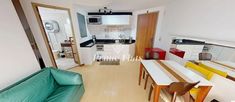 Imagem Flat disponível para venda no Hotel Premium Flats Berrini no Brooklin, com 33m² e 1 dormitório