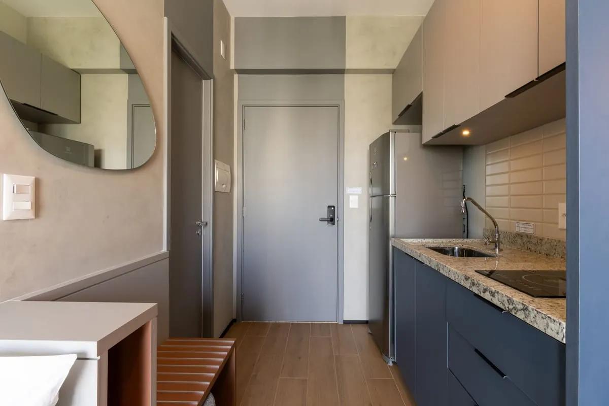 Imagem Apartamento com 1 Quarto para alugar, 27m² - Brooklin