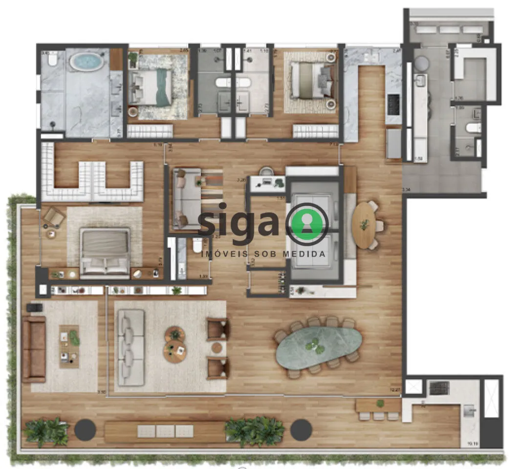 Imagem Casa Sabiá Even - Apartamento 3 suítes extraordinárias a 5 minutos do Parque do Ibirapuera