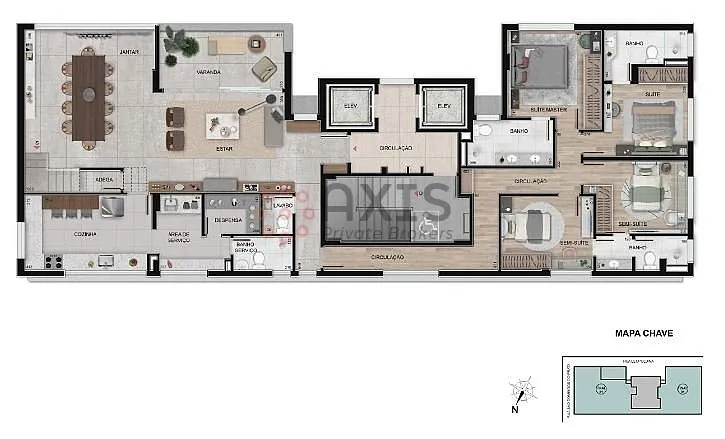 Imagem Área Privativa 4 quartos no Santo Antônio - Lazer completo