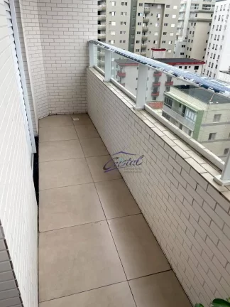 Imagem Apartamento com 1 dormitório à venda, 52 m² por R$ 355.000,00 - Guilhermina - Praia Grande/SP