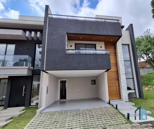 Imagem Sobrado 03 suítes, com ático, terraço, em condomínio no Pilarzinho em Curitiba PR