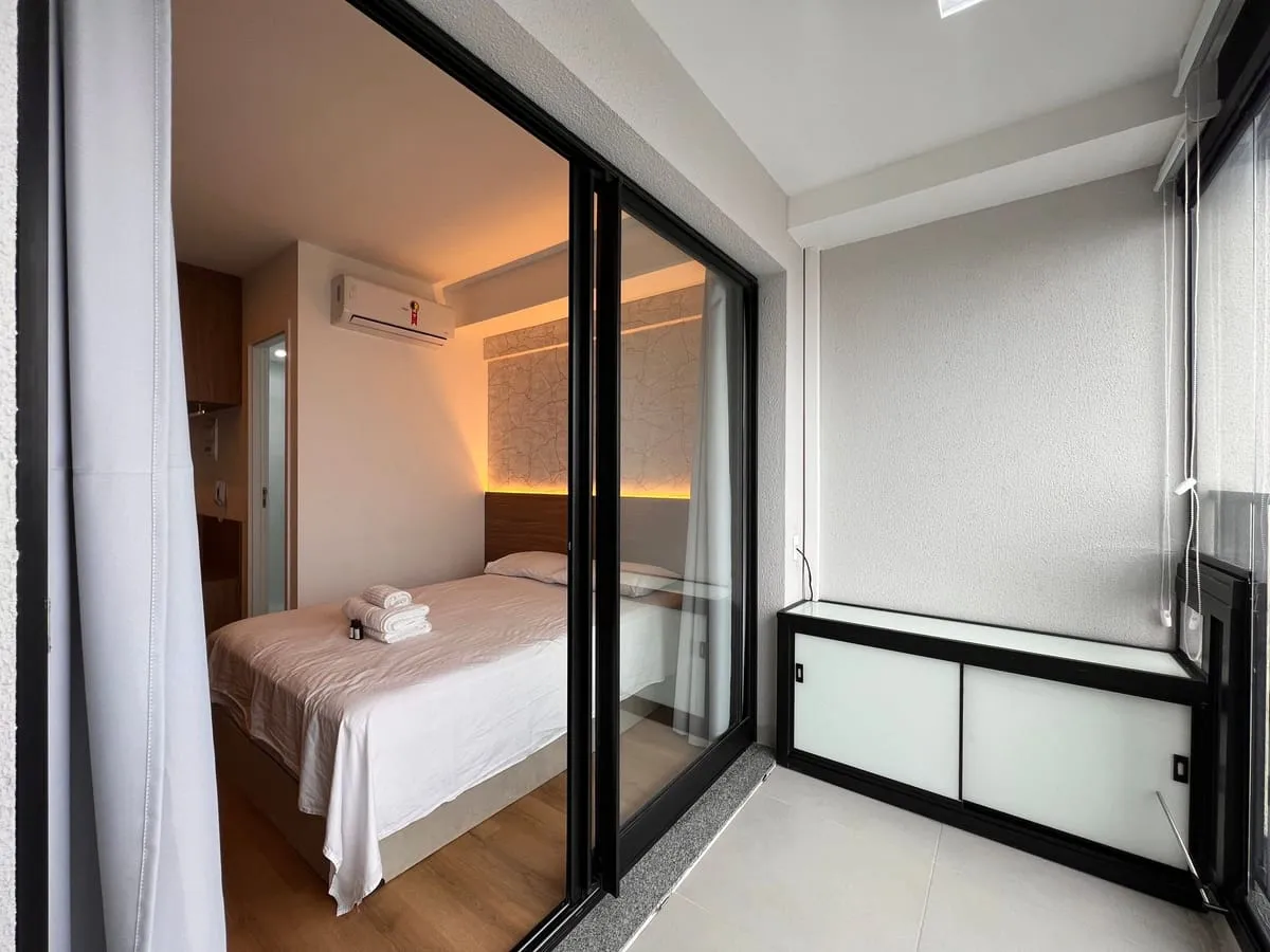 Imagem Apartamento com 1 Quarto para alugar, 23m² - Santo Amaro
