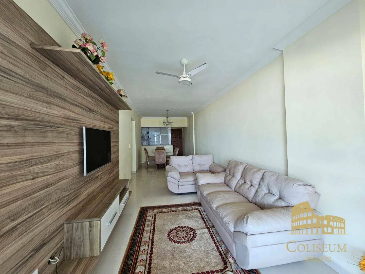 Imagem Apartamento com 2 dormitórios para alugar, 100 m² por R$ 4.500,00/mês - Balneário Flórida - Praia Grande/SP