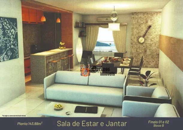 Imagem Apartamento com 3 dormitórios à venda, 143 m² por R$ 1.800.000,00 - Praia de Itaguá - Ubatuba/SP