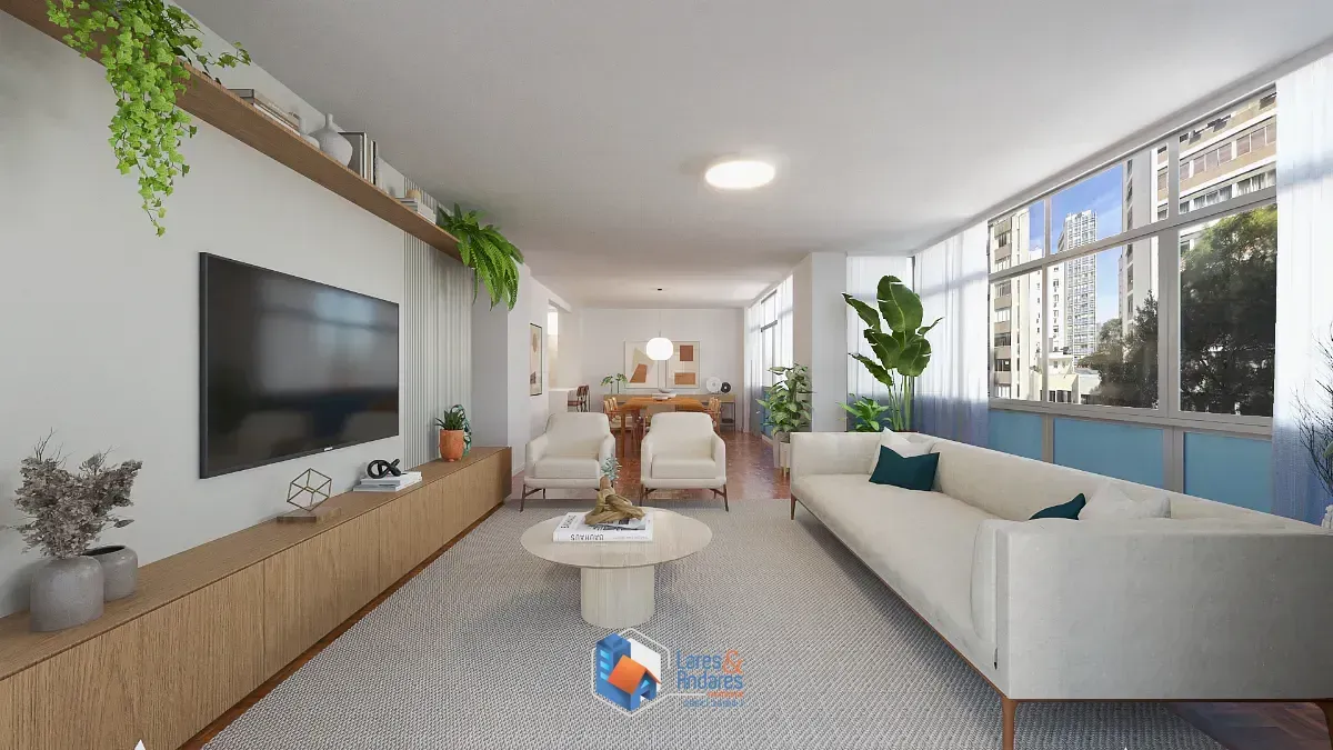 Imagem Apartamento para venda em Higienópolis com 3 quartos, sendo 3 suítes, 210m²