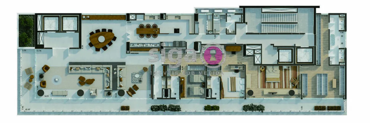 Imagem Apartamento à venda em Moema de 479 m² com 4 Suítes e 5 Vagas - São Paulo