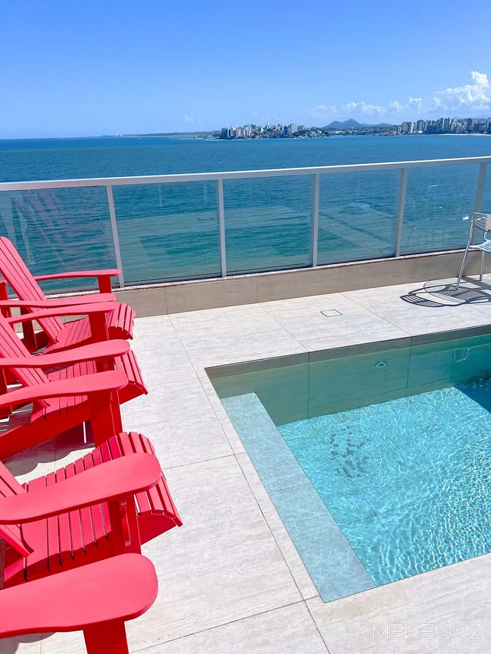 Imagem Apartamen na Cobertura - Com Picina - De frente para Praia