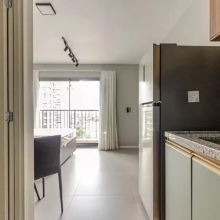 Imagem LINDO STUDIO, DECORADO E MOBILIADO, ANDAR ALTO COM VISTA LIVRE, NO B.LIV BROOKLIN!!