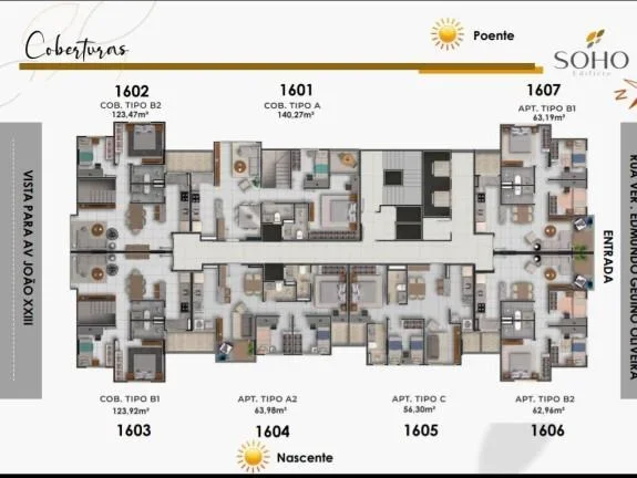 Imagem Apartamento 3 dormitórios para Venda em Teresina, São Cristovão, 3 dormitórios, 1 suíte, 2 banheiros, 2 vagas