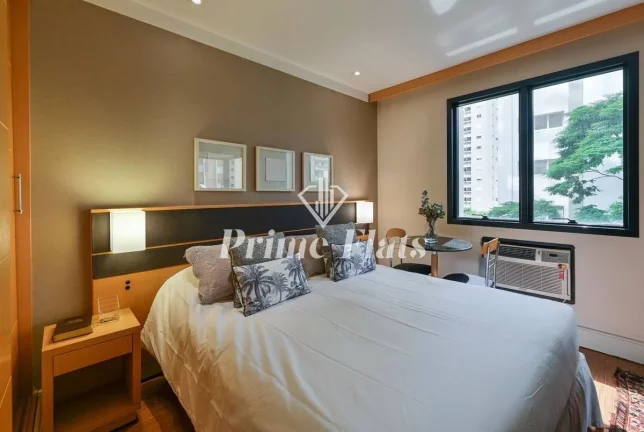 Imagem Flat disponível para locação no Transamerica Executive Jardins, com 45m², 2 dormitórios e 1 vaga