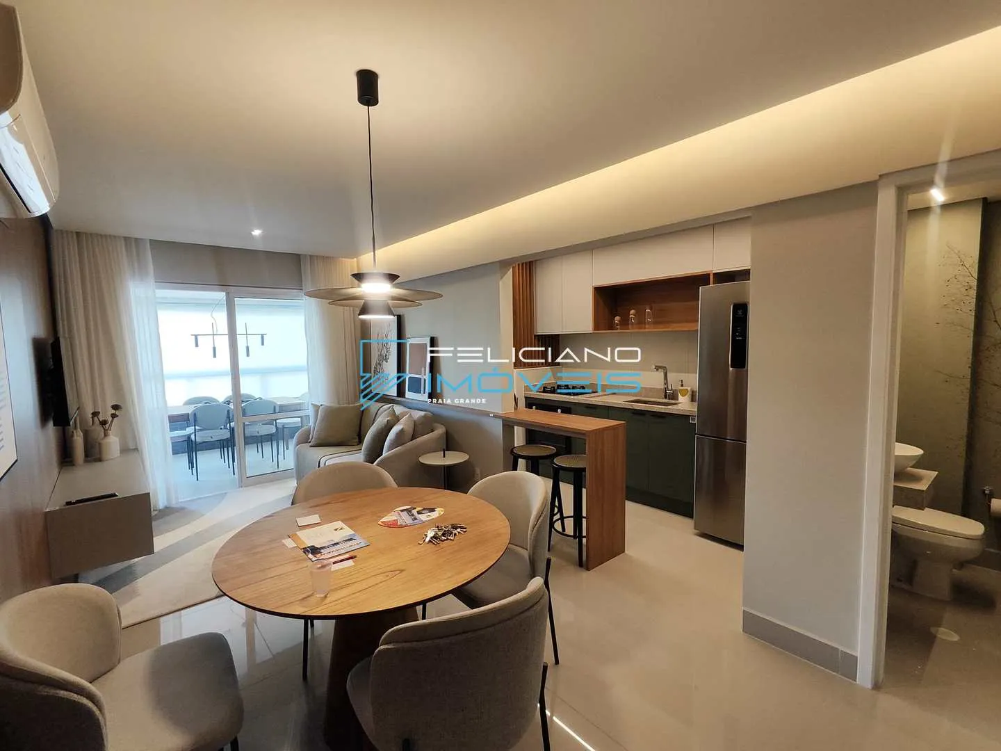 Foto do imóvel Apartamento com 2 quartos, Guilhermina, Praia Grande - R$ 892 mil, Cod: 4655 em Rua Itapoan