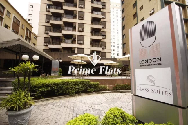 Imagem Flat disponível para venda no Edifício Flat London Residence Service, com 40m², 1 dormitório e 1 vaga de garagem