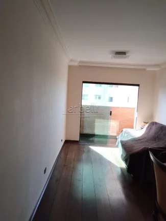 Imagem Apartamento com 85 metros quadrados, com 3 dormitÃ³rios sendo 1 suÃ­te com banheira, Ã¡rea de serviÃ...