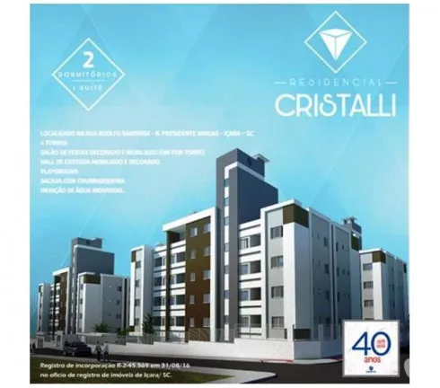 Foto do imóvel Apartamento com 2 Quartos à Venda, 65 m² em Presidente Vargas - Içara