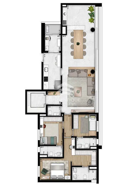 Imagem LUX HOUSE BROOKLIN - Apartamento à venda no bairro Brooklin - São Paulo/SP, Zona Sul