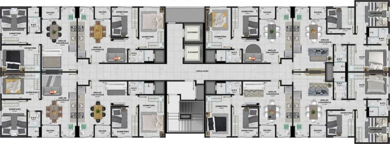 Imagem Apartamento com 3 Quartos à Venda, 79 m²em Linha Batista - Criciúma