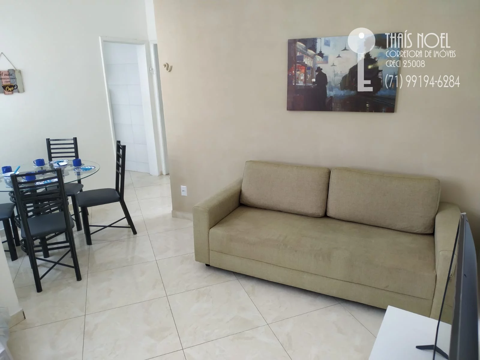 Imagem APARTAMENTO REFORMADO E MOBILIADO QUARTO E SALA NA LADEIRA DA BARRA COM VISTA MAR