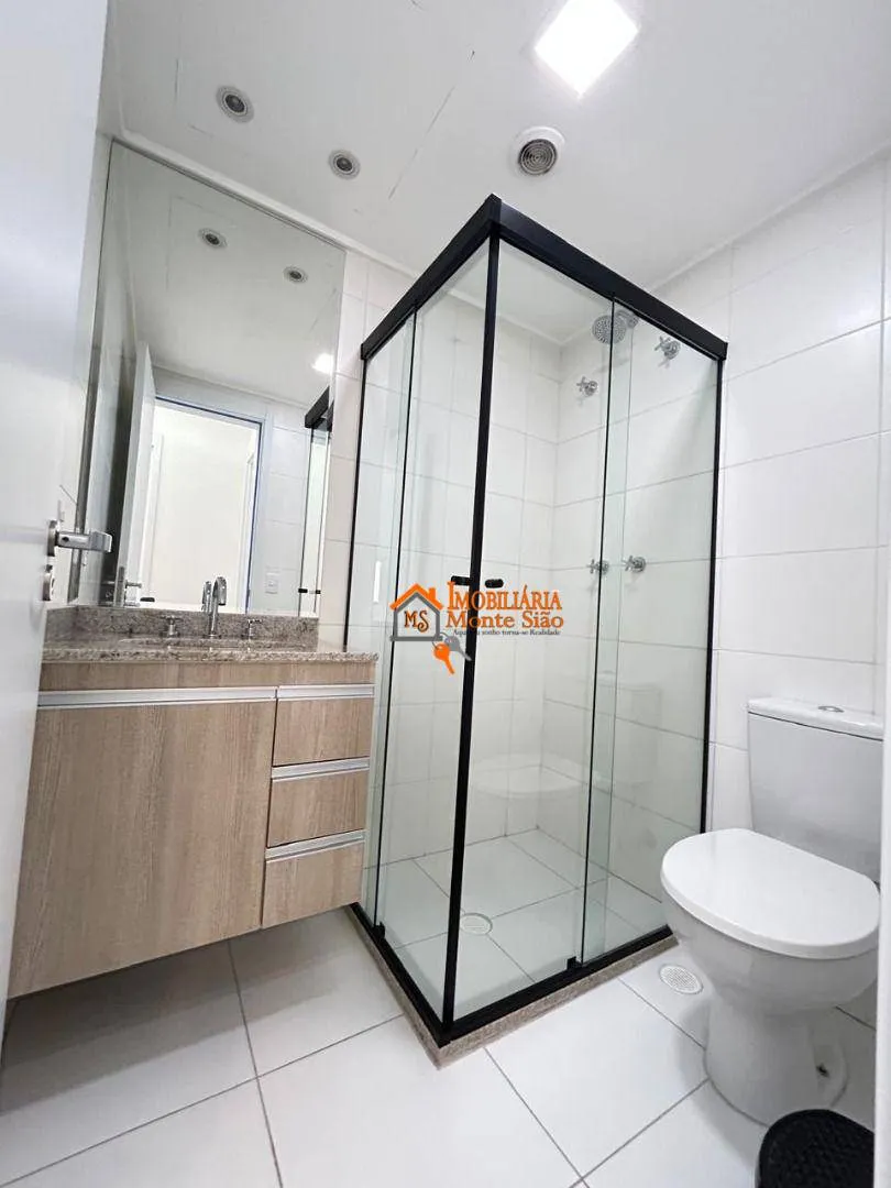 Imagem Apartamento com 2 dormitórios para alugar, 57 m² por R$ 4.829,98/mês - Centro - Guarulhos/SP