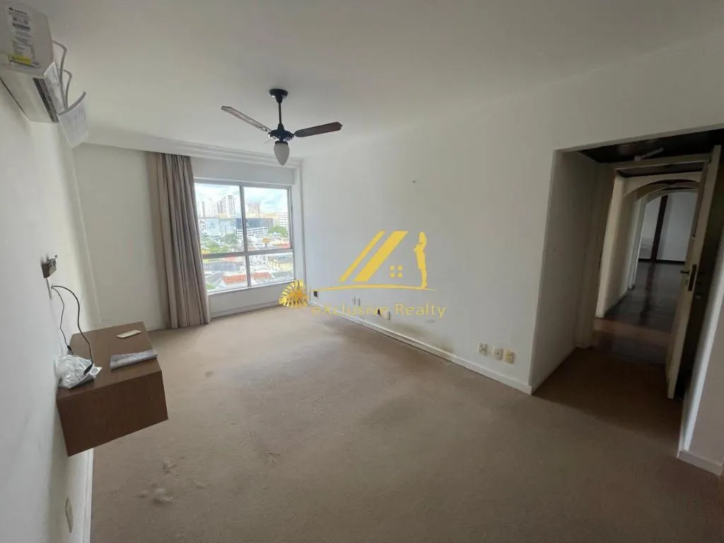 Imagem Apartamento 4 quartos, 2 suítes com varanda, living espaçoso 170m2, perto do Shopping Barra. 2 vagas. Prédio com piscina, salão de festas, vaga de vis