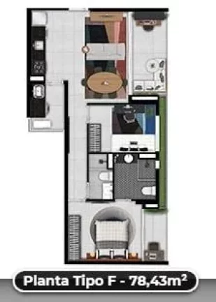 Imagem Apartamento à Venda Na Vila Mariana Com 2 Dormitórios e 1 Vaga - Em obras