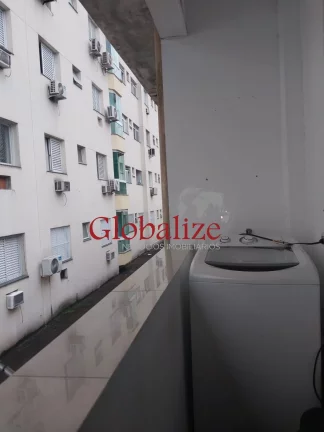 Imagem Apartamento reformado com 2 dormitórios 1 banheiro e área de serviço na Encruzilhada Santos R$305.000,00