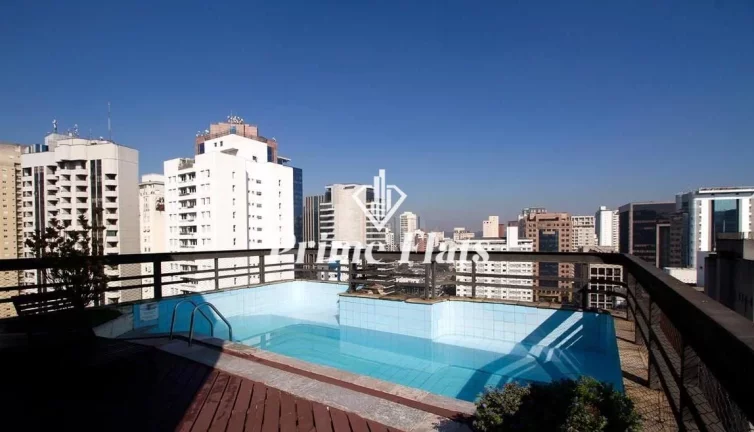 Imagem Flat disponível para locação no Condomínio Tiffany Residence, com 45m², 1 dormitório e 1 vaga de garagem
