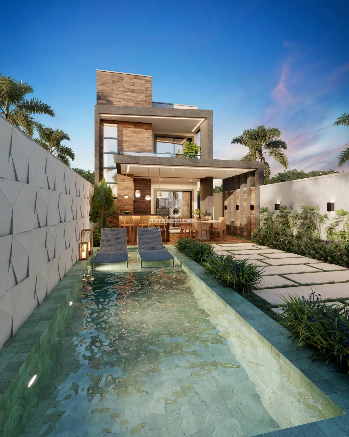 Imagem Liberty Unique: Casas Duplex de Luxo com 03 suites a 100m da CE-010