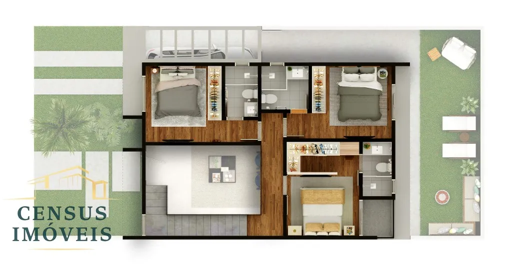 Foto do imóvel: Casa à venda, com 140 m², 3 suítes, no Condomínio Villa Arte 28, no bairro Chácaras São bento em Vinhedo, São Paulo. em Villa Arte 28