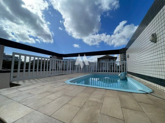 Sobreposta Duplex 4 suítes, Churrasqueira e Piscina à venda no Boqueirão em Santos