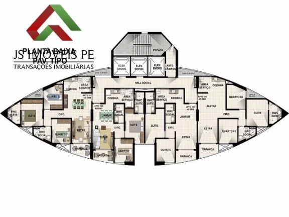 Imagem Apartamento A Venda em Recife - PE, Rosarinho
