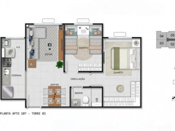 Imagem Apartamento com 2 Quartos à Venda, 46 m² em Encantado - Rio De Janeiro