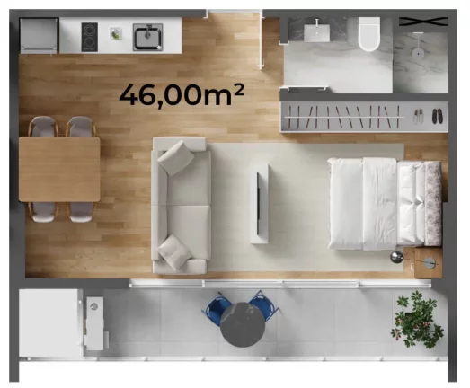 Imagem Lotisa Downtown - Apartamento à venda no bairro Centro - Itajaí/SC
