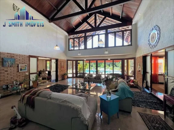 Imagem MANSÃO COM 5 SUÍTES EM LOTE DE 3.872m², CONDOMÍNIO NA GRANJA VIANA.